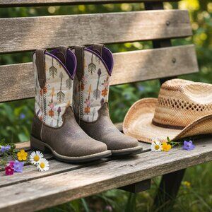 Twister Cowboy Boots Kids Toddler Size 5